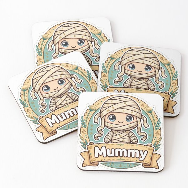 Item preview, Mummy Name Banner Showcase Sticker - Halloween designed and sold by Lesley D.