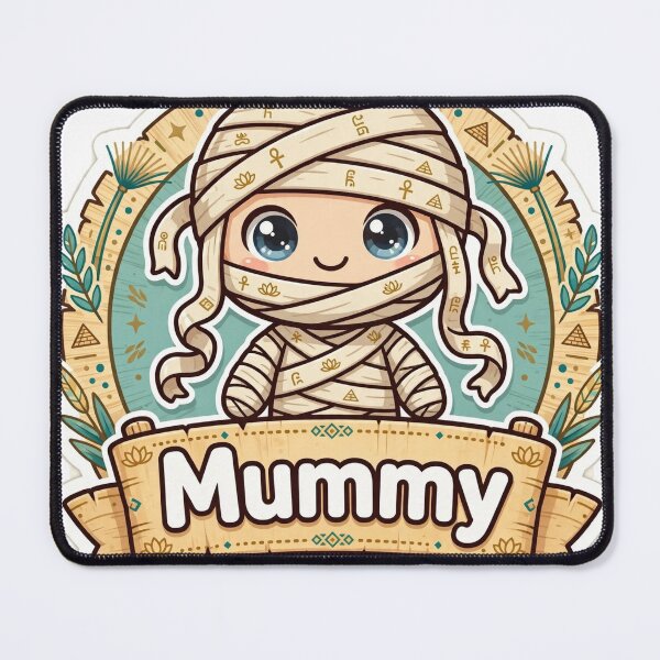 Item preview, Mummy Name Banner Showcase Sticker - Halloween designed and sold by Lesley D.
