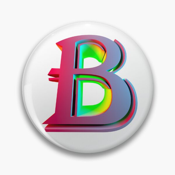 Item preview, Neon 3D Letter B - Retro Synthwave Style designed and sold by Creatigrafo.