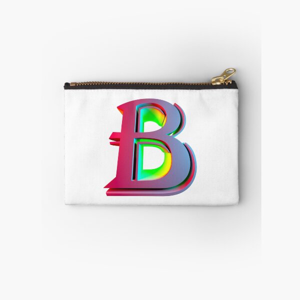 Item preview, Neon 3D Letter B - Retro Synthwave Style designed and sold by Creatigrafo.