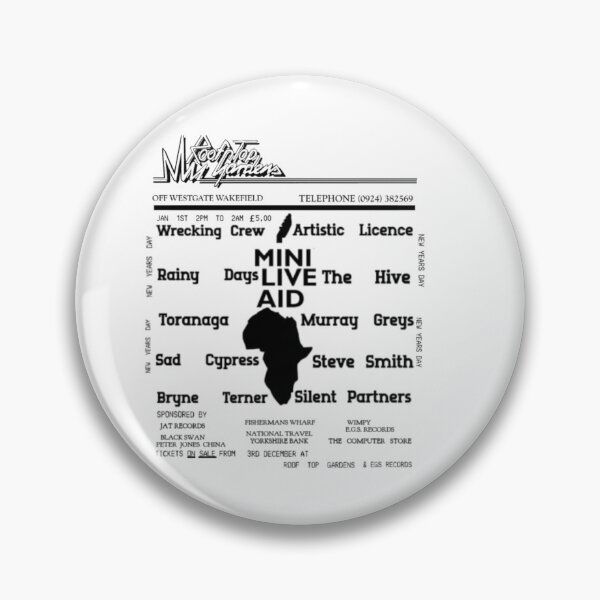 Item preview, Rooftop Gardens Nightclub Mini Live Aid  designed and sold by Bad Zombie .