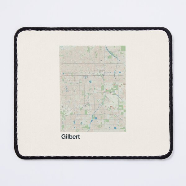 Item preview, Gilbert Minimalistic Map Art designed and sold by MapsNerd.
