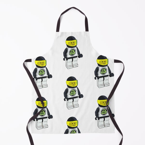 Item preview, Spaceman Minifig - black and white. V2 - no background. designed and sold by SombreroDoodles.