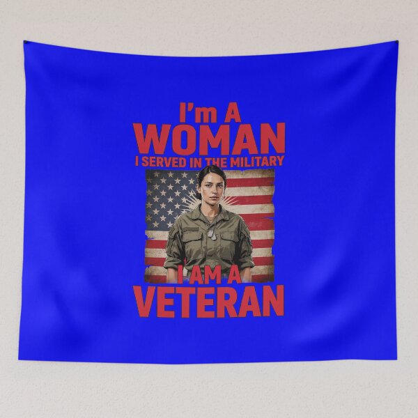 Item preview, I Am A Women I Served In The Military I Am A Veteran Art Design. designed and sold by fantasticdesign.