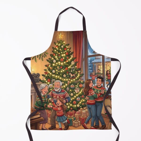 Item preview, Happy Christmas Family Gathering Holiday Tree Celebration designed and sold by Sybille-Yates.