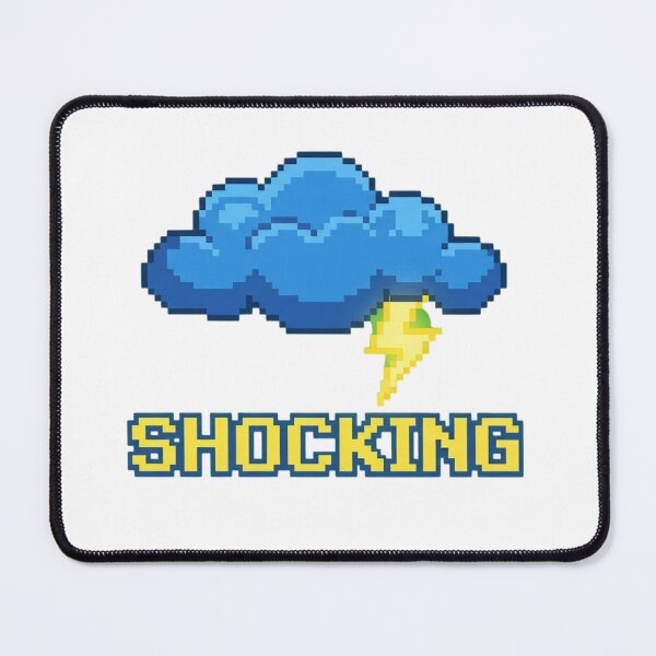 Item preview, Shocking Thunder Cloud Pixel Art designed and sold by Zyra_urs1.