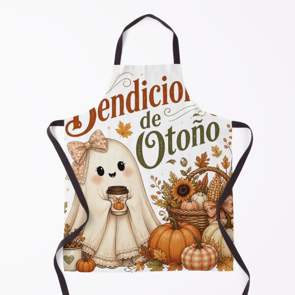 Item preview, Tender Ghost Autumn Blessings Floral Pumpkins Illustration designed and sold by GlaSher.