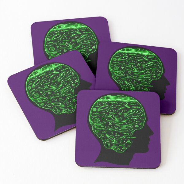 Item preview, Neil Postman Semantic Environment Mind Aquarium Corporate Psychology Neon Art designed and sold by PERSPECTIVERED.