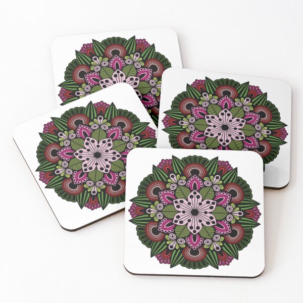 Item preview, Botanical Bouquet Geometric Mandala designed and sold by FioreDiCiliegio.