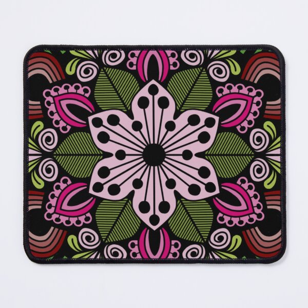 Item preview, Botanical Bouquet Geometric Mandala designed and sold by FioreDiCiliegio.