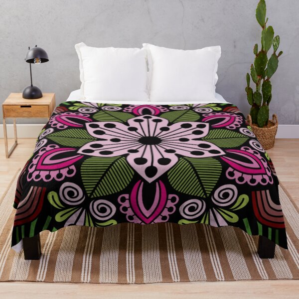 Item preview, Botanical Bouquet Geometric Mandala designed and sold by FioreDiCiliegio.
