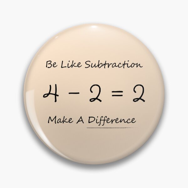 Item preview, Be Like Subtraction and Make A Difference designed and sold by NPC-wear.