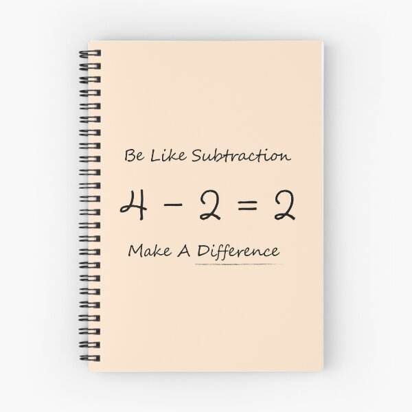 Item preview, Be Like Subtraction and Make A Difference designed and sold by NPC-wear.