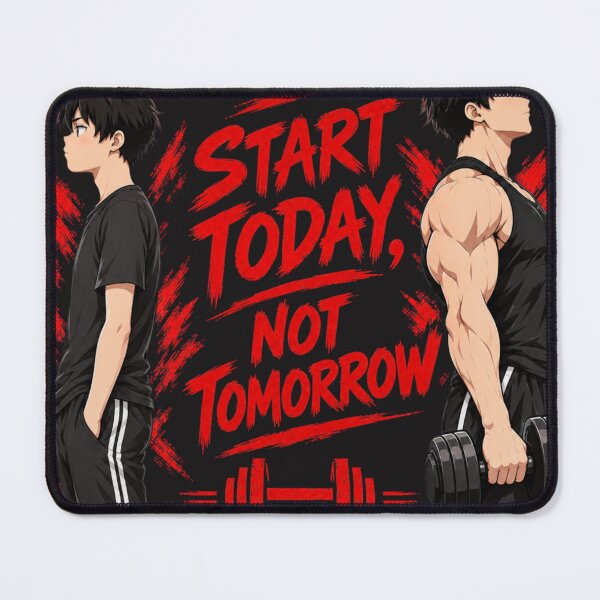 Item preview, Start Today, Not Tomorrow - Gym Fit designed and sold by AsotenDesigns.
