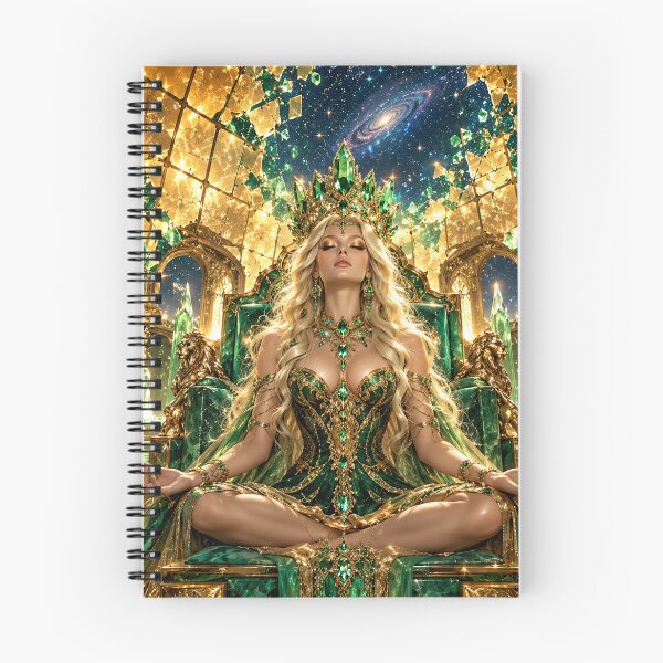 Item preview, Emerald Empress Beyond the Crystal Veil designed and sold by PurvaNimfaMagic.