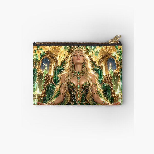 Item preview, Emerald Empress Beyond the Crystal Veil designed and sold by PurvaNimfaMagic.
