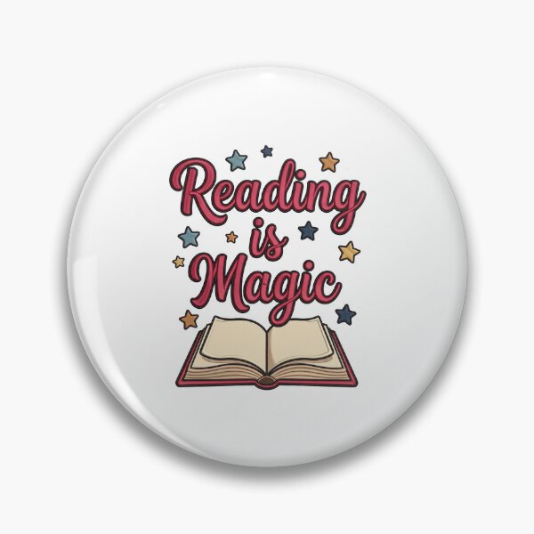 Item preview, Reading Is Magic Bookish Quote Graphic designed and sold by ArtDesignTp.