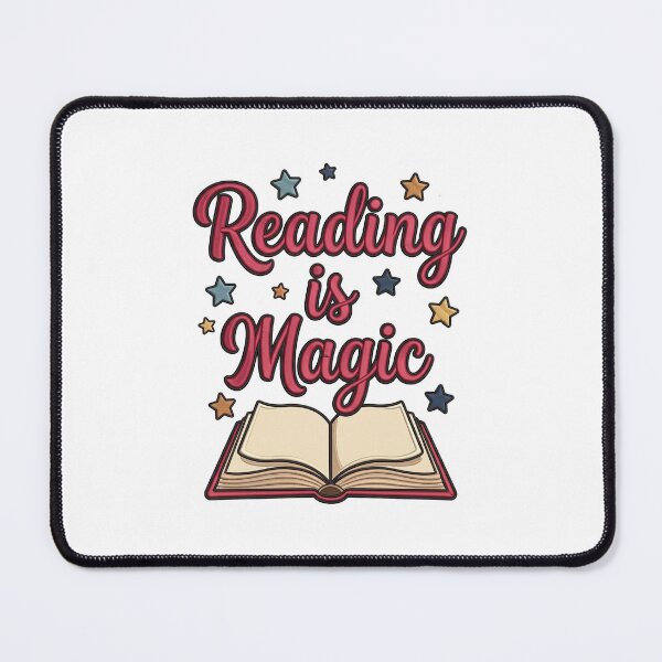 Item preview, Reading Is Magic Bookish Quote Graphic designed and sold by ArtDesignTp.