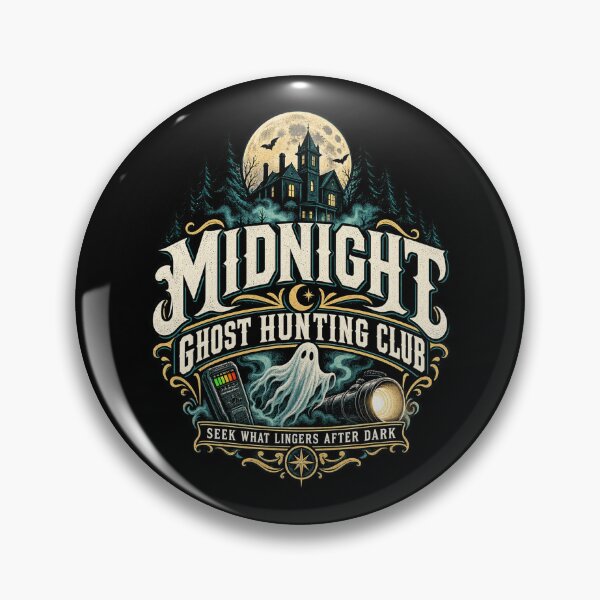 Item preview, Midnight Ghost Hunting Club Vintage Paranormal Design designed and sold by TWdesign74.