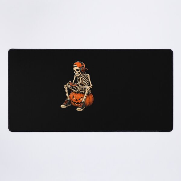 Item preview, Skeleton Gamer Pumpkin Funny Halloween Gaming Shirt designed and sold by LASTIQUE-dd.