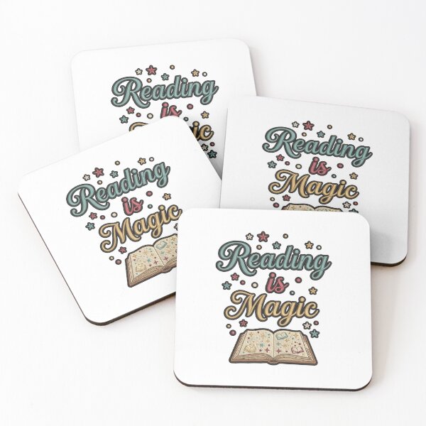Item preview, Reading Is Magic Literary Book Quote Design designed and sold by ArtDesignTp.