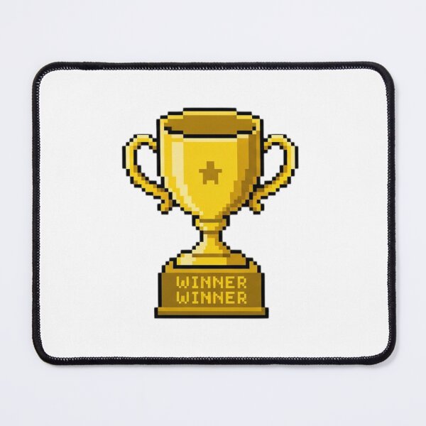 Item preview, Winner Winner Gold Trophy Pixel Art designed and sold by Zyra_urs1.