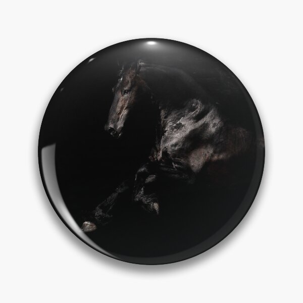 Item preview, Black Horse – Mystical Elegance on Black designed and sold by Nicole Bleck.