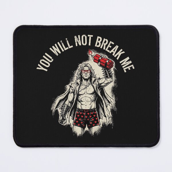 Item preview, You Will Not Break Me Retro Comic Hero Dynamite Heart Boxers designed and sold by New Art.