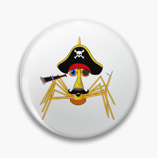 Item preview, Pirate Arrowhead Pirate Crab Captain designed and sold by Scubaaport.
