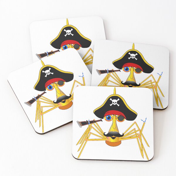 Aperçu de l'œuvre Capitaine Pirate Arrowhead Pirate Crabe créée et vendue par Scubaaport.