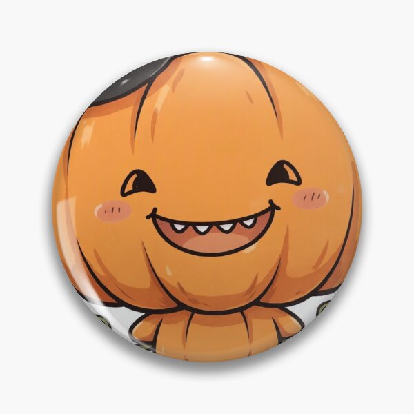 Item preview, Pumpkin Pal Classic Anime Chibi Sticker - Halloween designed and sold by Lesley D.