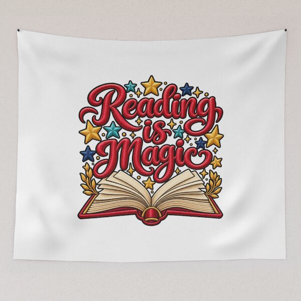Item preview, Reading Is Magic Book Lover Reading Graphic designed and sold by ArtDesignTp.