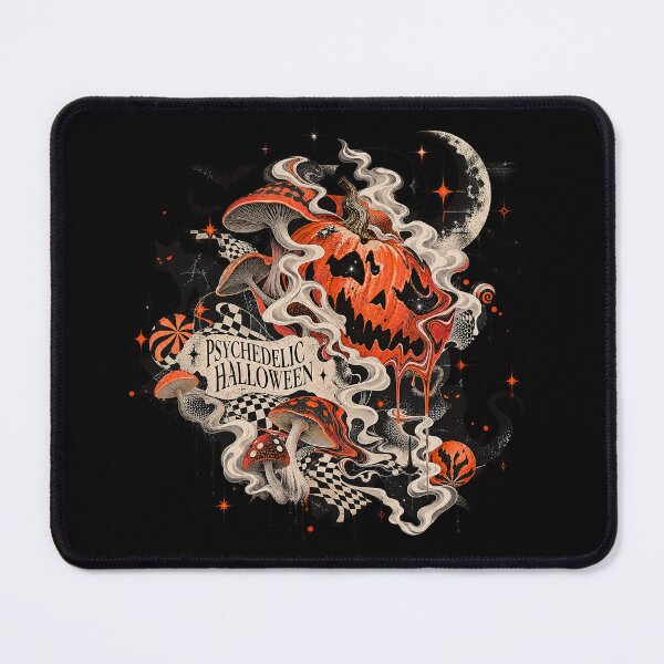 Item preview, Psychedelic Halloween Melting Jack O Lantern Midnight Echo designed and sold by zzz888.
