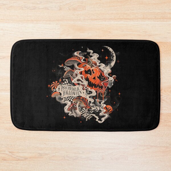 Item preview, Psychedelic Halloween Melting Jack O Lantern Midnight Echo designed and sold by zzz888.