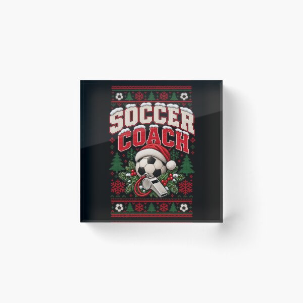 Artikelvorschau, Weihnachtsgeschenk für Fußballtrainer: Festlicher Strickstil entworfen und verkauft von Corvoria.