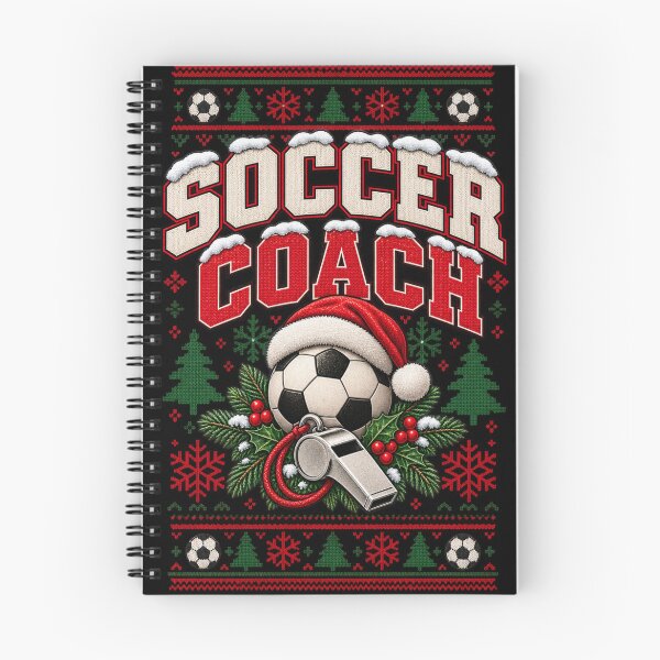 Item preview, Soccer Coach Christmas Gift Festive Knit Holiday Style designed and sold by Corvoria.