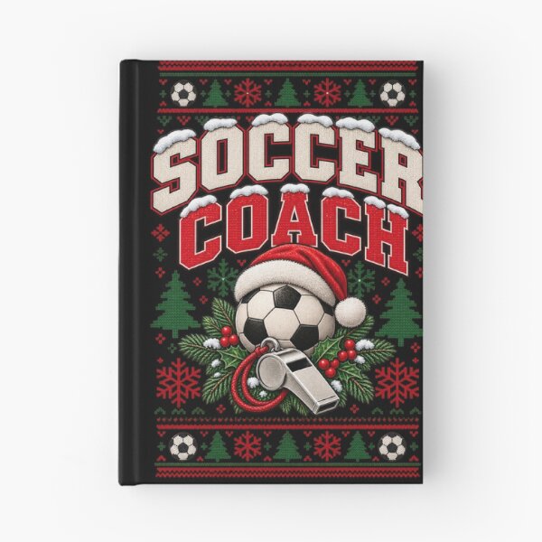Item preview, Soccer Coach Christmas Gift Festive Knit Holiday Style designed and sold by Corvoria.