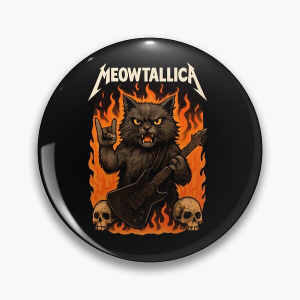Item preview, Meowtallica Metallica designed and sold by FogliaDreamArt.