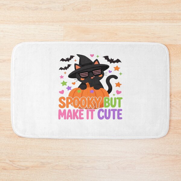Item preview, Spooky But Make It Cute Cat Pumpkin Halloween designed and sold by Custom Crest.