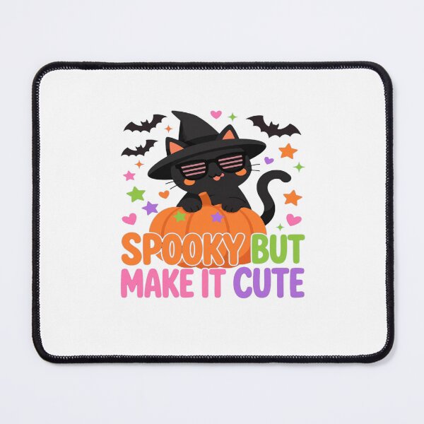 Item preview, Spooky But Make It Cute Cat Pumpkin Halloween designed and sold by Custom Crest.
