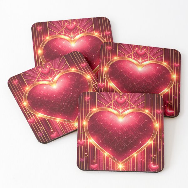 Item preview, Crimson Heart Deco designed and sold by AbstractAnom.