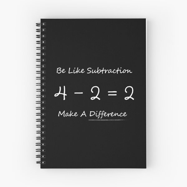 Item preview, Be Like Subtraction and Make A Difference. designed and sold by NPC-wear.