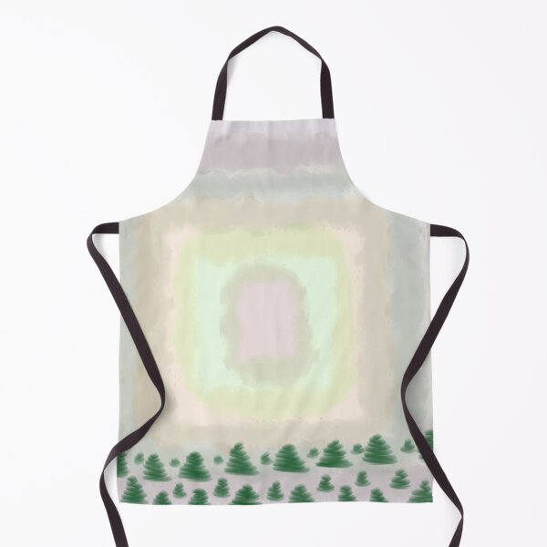 Item preview, Pastel Pine Tree Forest Frame Landscape designed and sold by Bywithrose instant studio.