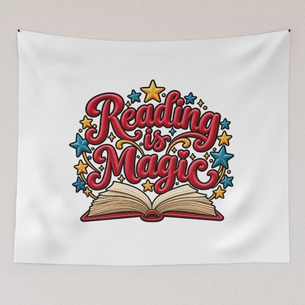 Item preview, Reading Is Magic Book Lovers Quote Design designed and sold by ArtDesignTp.