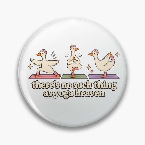 Item preview, There’s No Such Thing As Yoga Heaven Funny Goose Shirt designed and sold by LASTIQUE-dd.