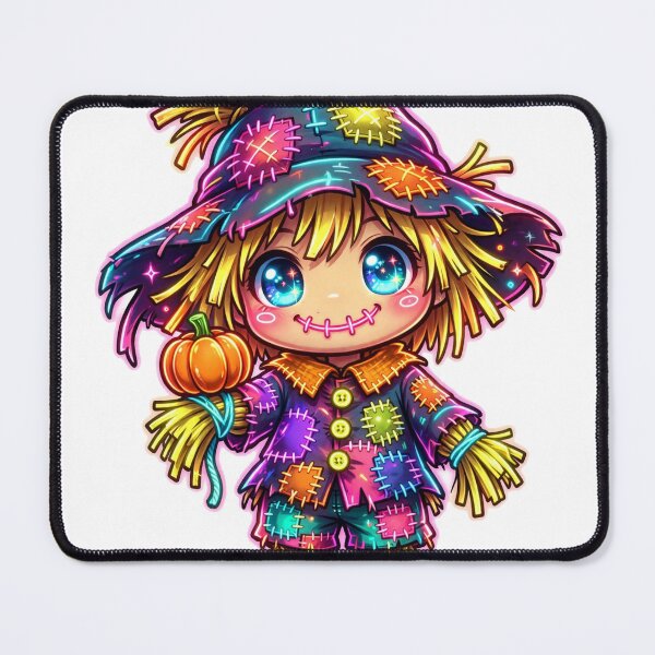 Item preview, Scarecrow Neon Glow Sticker - Halloween designed and sold by Lesley D.