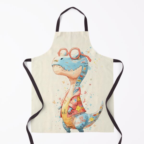 Item preview, Cute T-Rex Dinosaur Wearing Red Glasses    designed and sold by DesignByUmza.