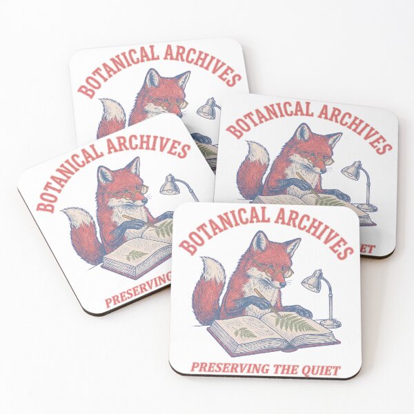 Item preview, Botanical Archives Vintage Fox Woodcut T-Shirt Design designed and sold by KIDEnia.