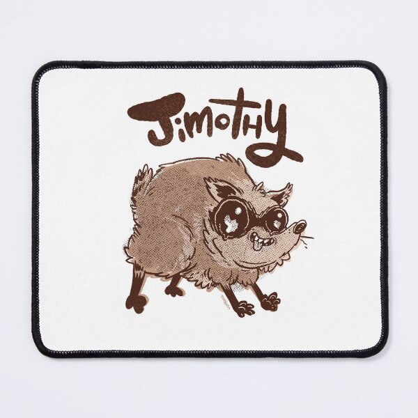 Item preview, Jimothy Dark Typography Opossum Lowbrow Graphic Illustration designed and sold by Nate Bear.