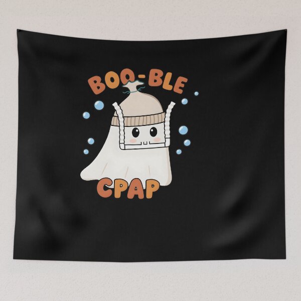 Item preview, NICU Boo-Ble CPAP Halloween Ghost Nurse Neonatal ICU designed and sold by LASTIQUE-dd.